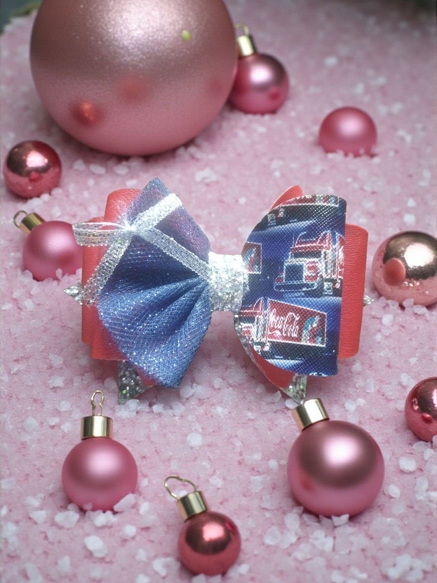 Festive Coke Truck Bow