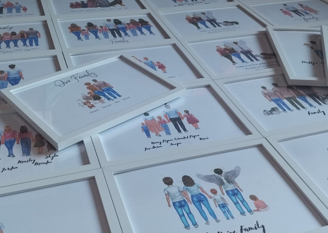 Family Illustration Print